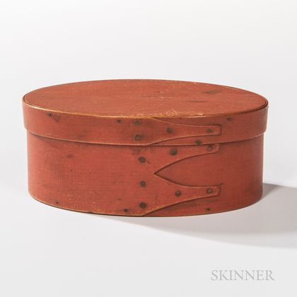 Shaker Bittersweet-painted Three-finger Oval Pantry Box