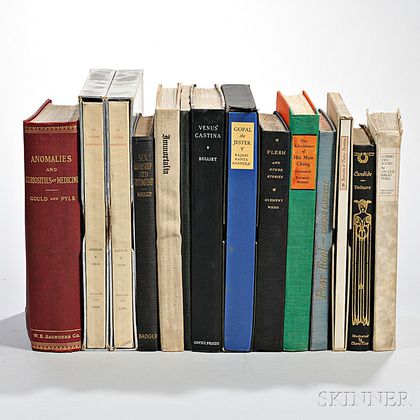 Erotica, Approximately Fifty-four Volumes, Late 19th to Early 20th Century.