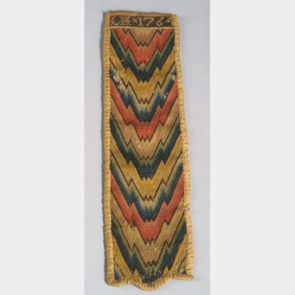 Embroidered Wool and Silk Needle Case