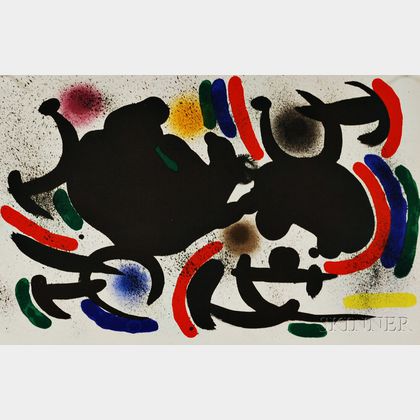 Joan Miró (Spanish, 1893-1983) Plate VII