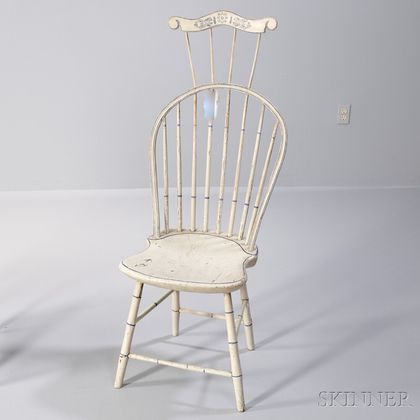 Windsor Bow-back Side Chair with Comb