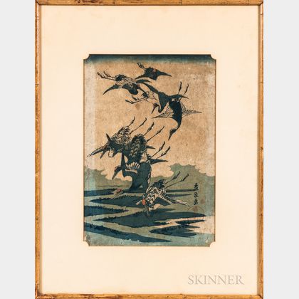 Keisai Eisen (1790-1848),Woodblock Print