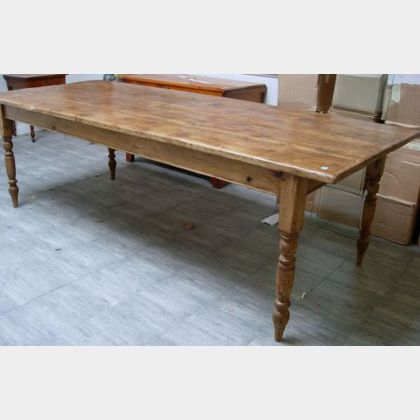 British Country Pine Farmhouse Table