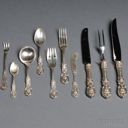 Reed & Barton Francis I Pattern Sterling Silver Flatware Service