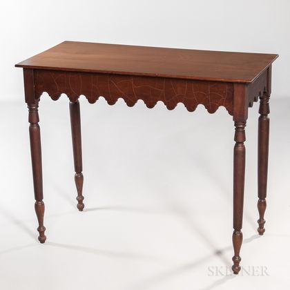 Country Hall Table with Drawer