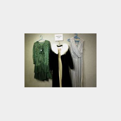 Eight Vintage 1910s-1930s Womens Dresses and Coats. 