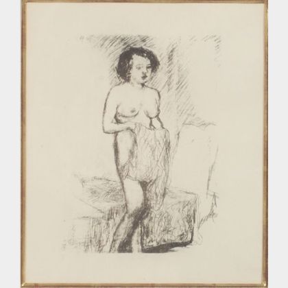 Attributed to Pierre Bonnard (French, 1867-1947) After the Bath.