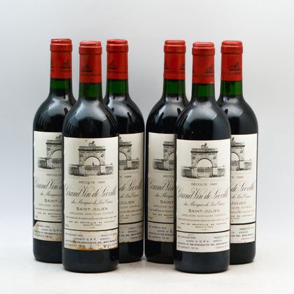 Chateau Leoville Las Cases 1989, 6 bottles 