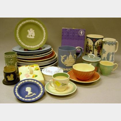 Forty-three Pieces of Assorted Wedgwood and Susie Cooper Table, Teaware, and Collectibles