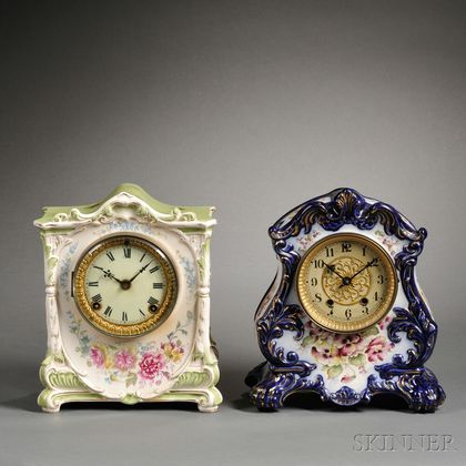 Ansonia and Waterbury China Clocks