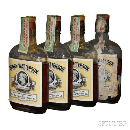 Henry Watterson 10 Years Old 1914, 4 1/2 pint bottles 