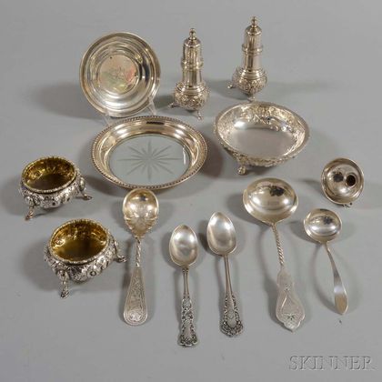 Thirteen Pieces of Sterling Silver Tableware