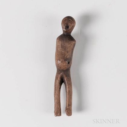 Wooden Eskimo Human Figure