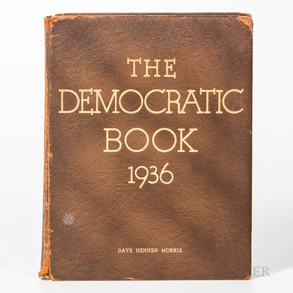 Roosevelt, Franklin Delano (1882-1945) The Democratic Book, 1936 , Signed.