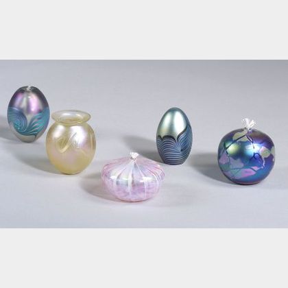 Five Pieces of Studio Glass