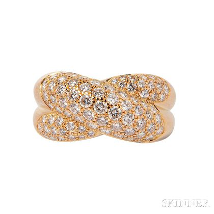 18kt Gold and Diamond "Colisee" Ring, Cartier