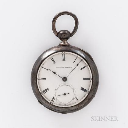 Coin Silver Civil War American Watch Co. Pocket Watch Identified to a Confederate Soldier from the 3rd Regiment Junior Reserves, 72nd N