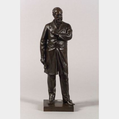 American Bronze Figure of President James A. Garfield
