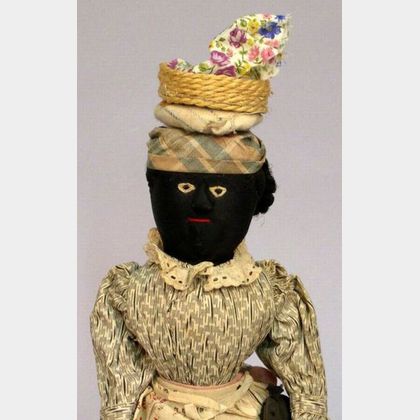 Hand-Crafted Cloth Black Doll