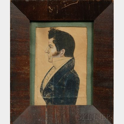 Portrait Miniature of a Gentleman in Profile
