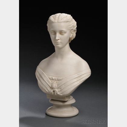 Copeland Parian Bust of Alexandra