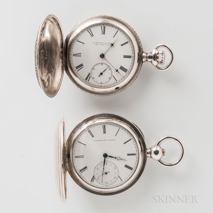 Two Coin Silver E. Howard & Co. Hunter-case Watches