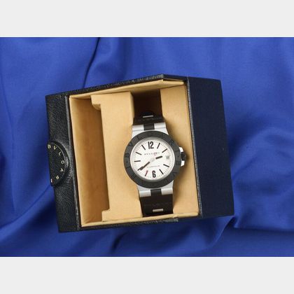 Gentleman&#39;s Aluminum and Rubber Wristwatch