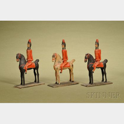 Three Nuremberg Soldiers on Horseback