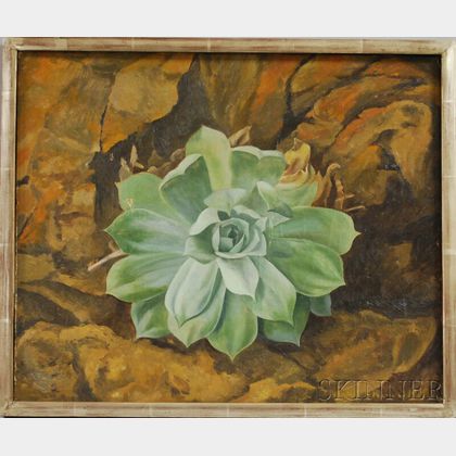 Edward Bright Bruce (American, 1879-1943) Succulent