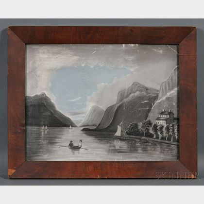 Hudson River School, 19th Century The Hudson River Looking North from Cold Spring.