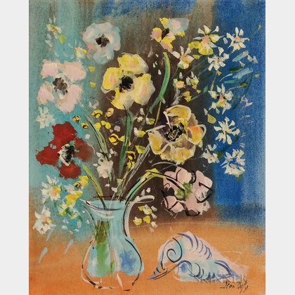 Jean Dufy (French, 1888-1964) Fleurs