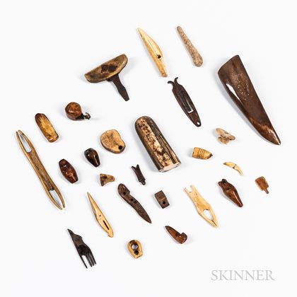 Twenty-seven Eskimo Tools and Fragments