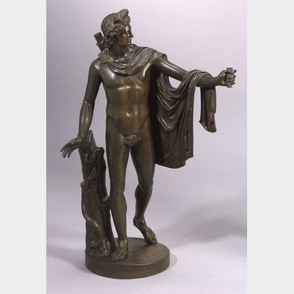 Large Bronze Figure of the Apollo Belvedere