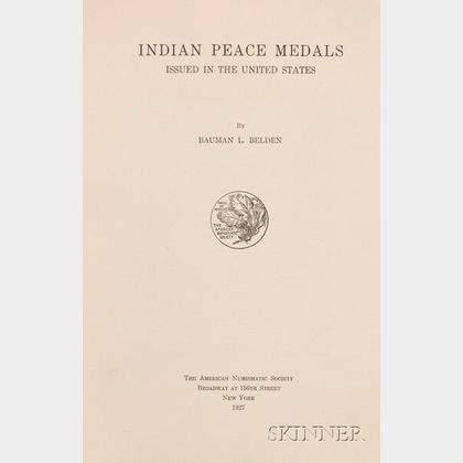 (Numismatics, Indian Peace Medals)