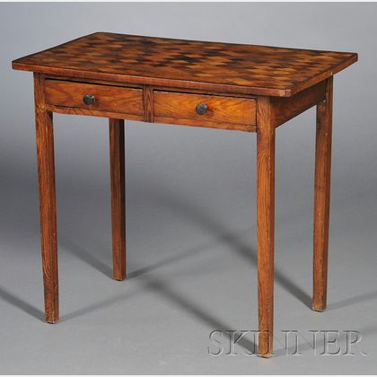 Continental Parquetry Inlaid Occasional Table