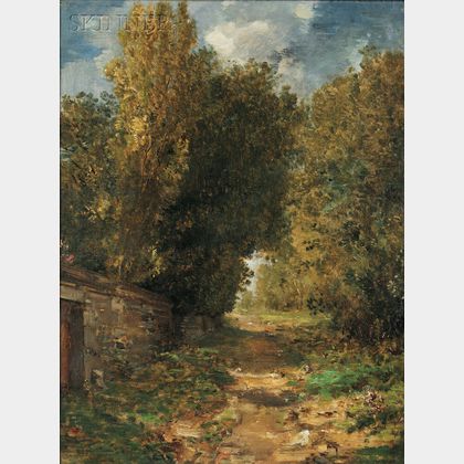 William Morris Hunt (American, 1824-1879) A Country Lane