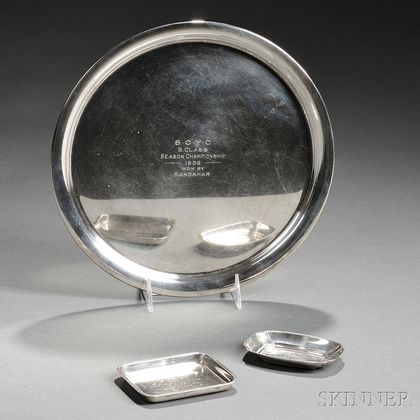 Three Gorham Sterling Silver Seawanhaka Corinthian Yacht Club Trophy Dishes