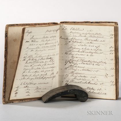 Physician's Journal, 1840s, Connecticut.