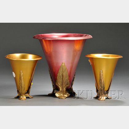 Three McClelland Barclay (1891-1943) Vases