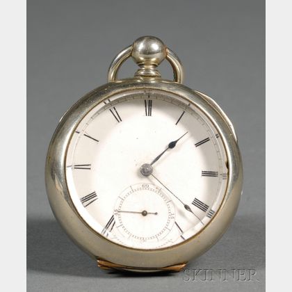 Silveroid Open Face Pocket Watch by the Home Watch Company