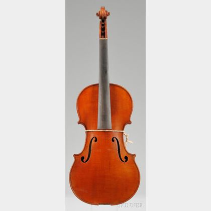 French Violin, Georges Apparut Workshop, Mirecourt, c. 1900
