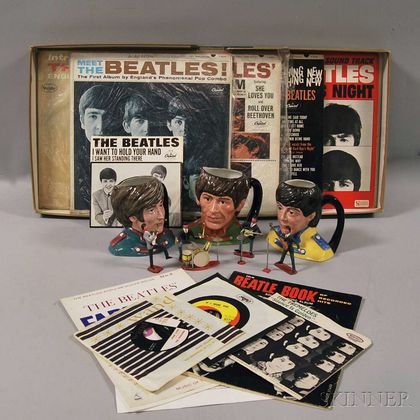 Group of Beatles Collectibles
