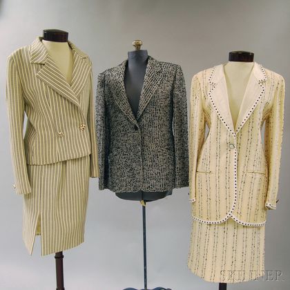 Eight Lady's Suits and Suit Jackets
