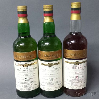 Mixed Glenrothes, 3 750ml bottles 