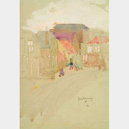 Hermann Dudley Murphy (American, 1867-1945) Portfolio of Works on Paper, Predominately Landscapes