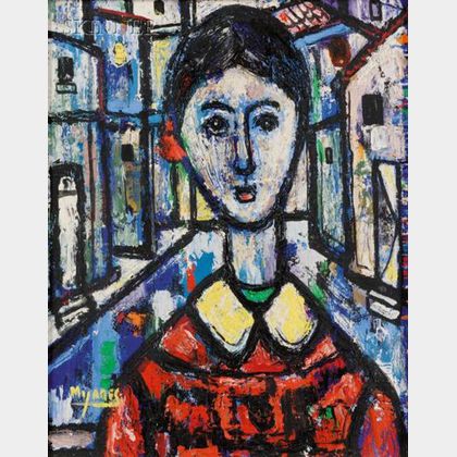 José Maria Mijares (Cuban, 1921-2004) Retrato de Mujer