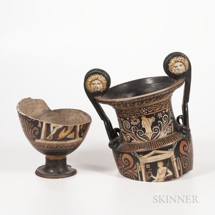 Ancient Apulian Red-figured Volute-krater