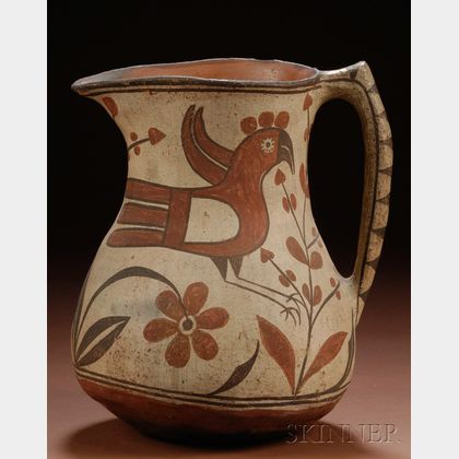 Southwest Painted Pottery Pitcher