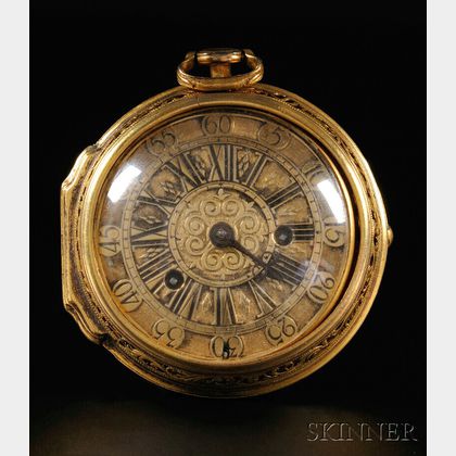 Thomas Tompion Gilt Case Clock Watch