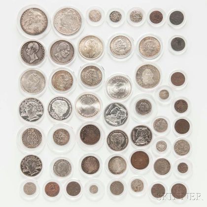 Group of Dutch and Colonial Coins